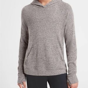 Athleta Girl Cross Back Sweatshirt Sweater Hoodie, grey girls xxl